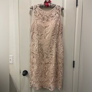 Lace Sheath Dress by Adrianna Papell